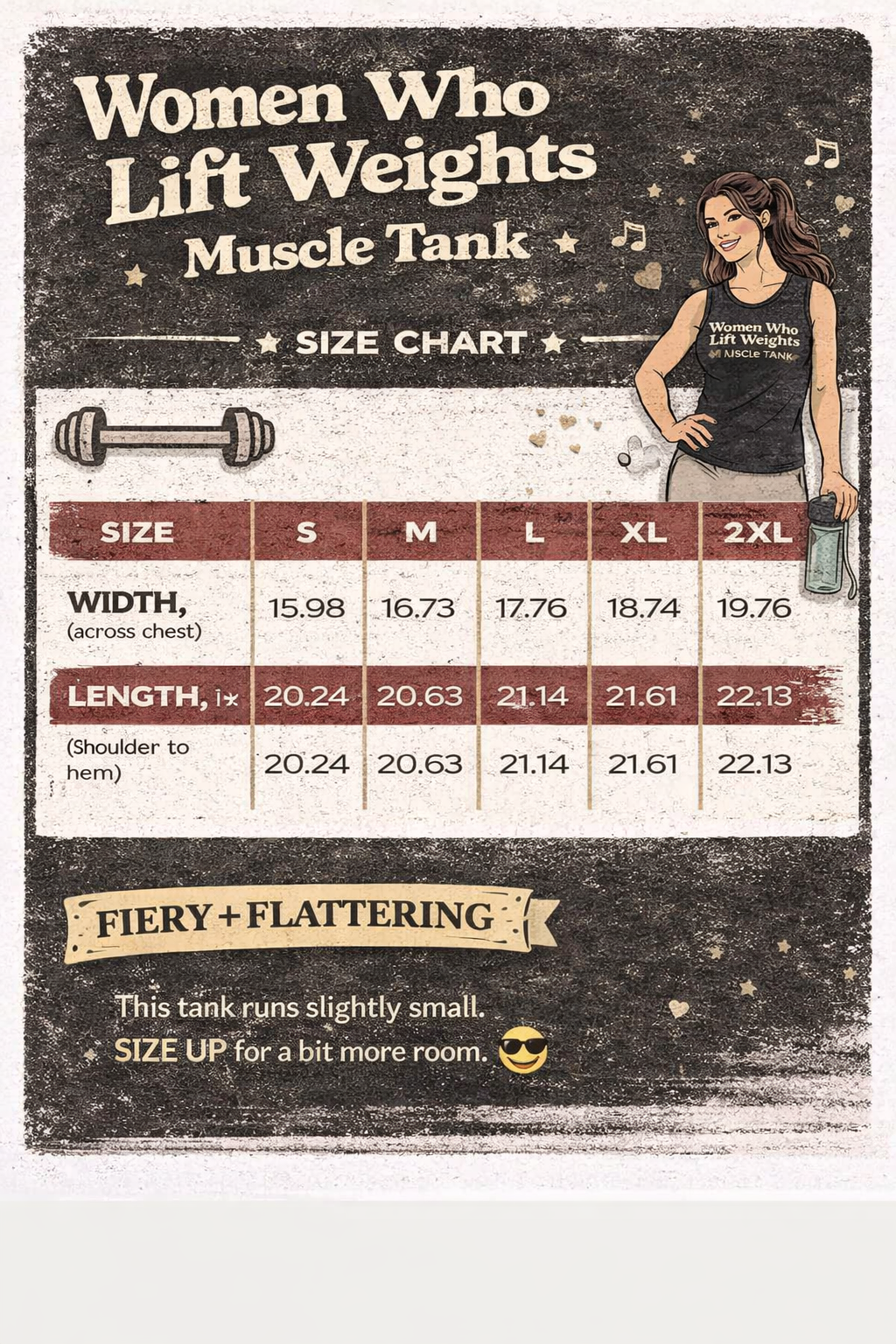 WWLW and The Dude - Flowy Scoop Fitness Tank Top 😎