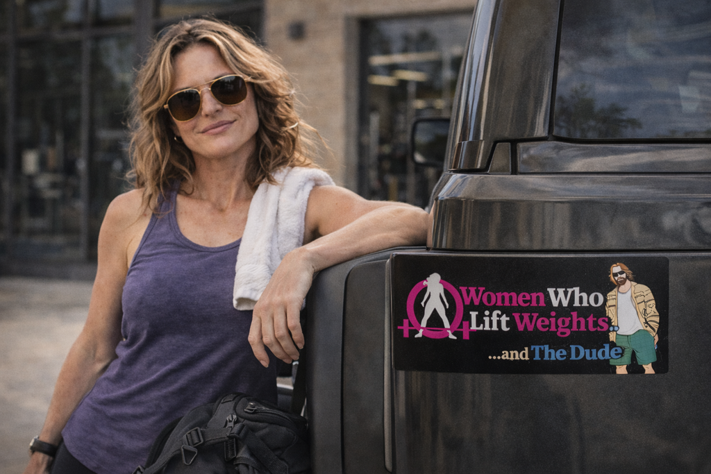 WWLW & The Dude - Car Magnet 😎