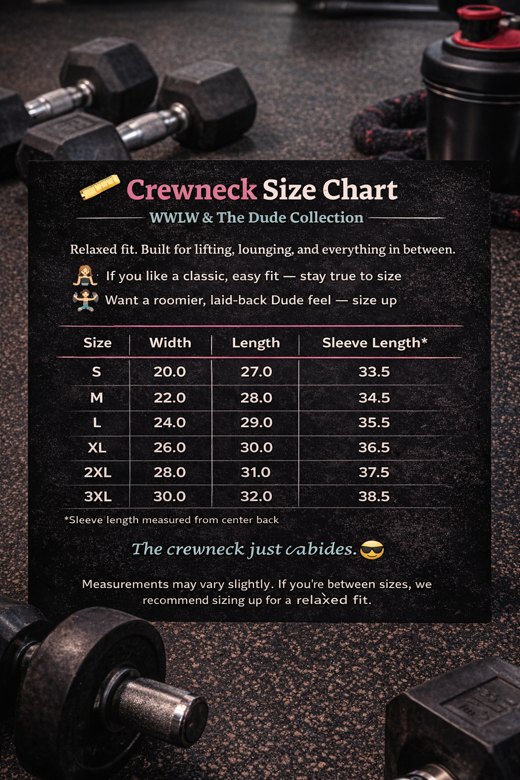 WWLW & The Dude - Crewneck Sweatshirt 😎