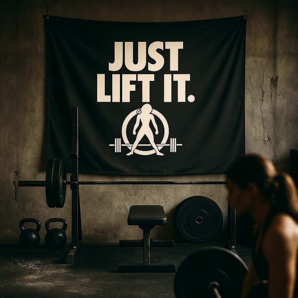 Just Lift It - Indoor Wall Tapestry
