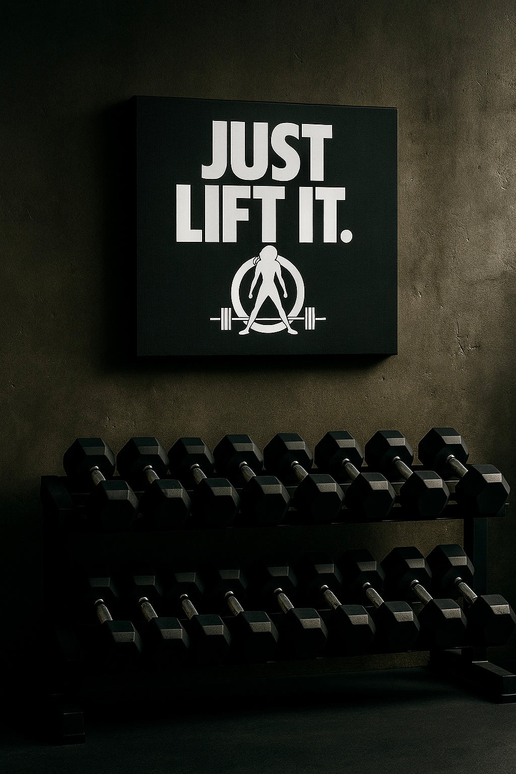 JUST LIFT IT. - Inspirational Wall Art - Canvas Print