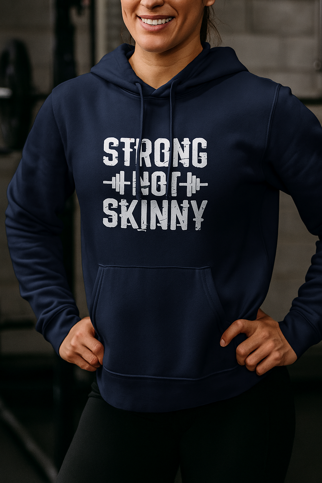 Adidas® Strong Not Skinny - Cozy Unisex Fleece Hoodie