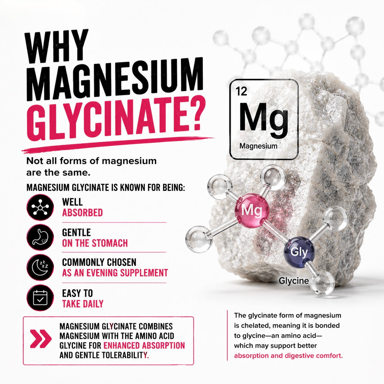 Why choose WWLW Magnesium Glycinate