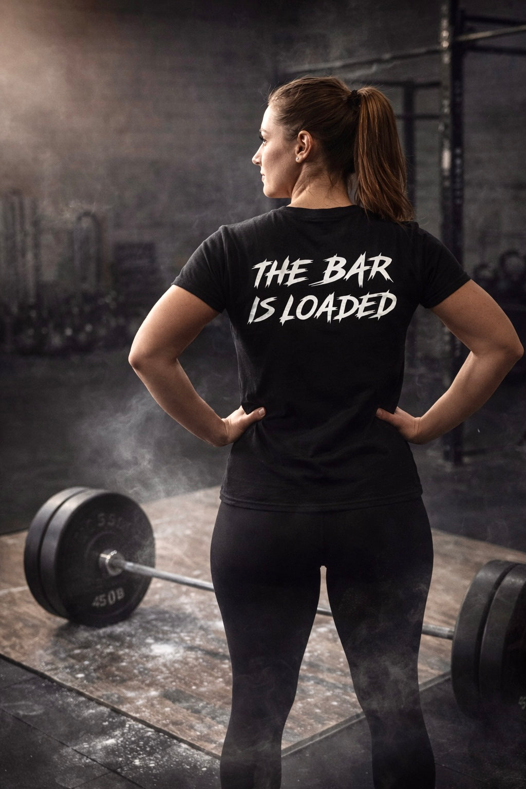 The Bar Is Loaded - Women's Softstyle Tee - White Logo