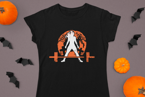 Halloween Graveyard - Dark Logo  - Women's Softstyle Tee