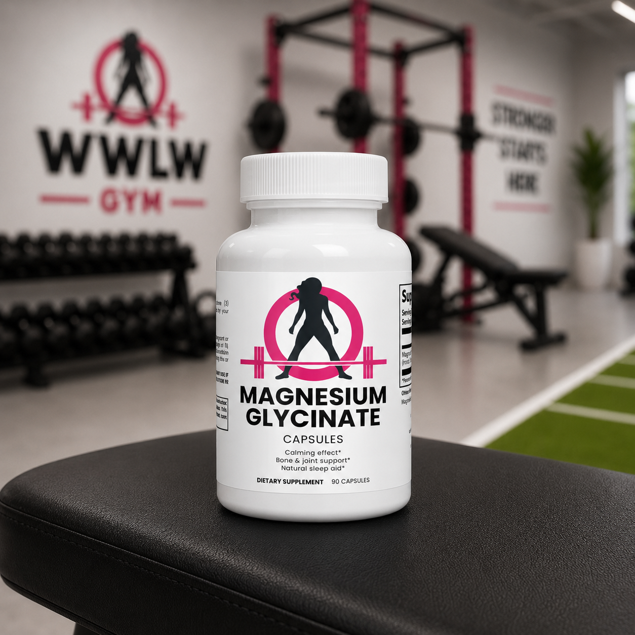 WWLW Magnesium Glycinate supplement for women who lift weights