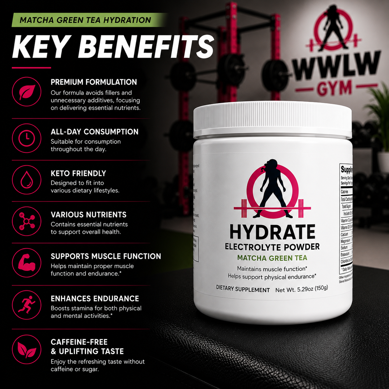 HYDRATE - Matcha Green Tea
