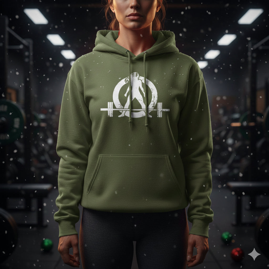 Distressed Logo - Unisex Heavy Blend Hooded Sweatshirt - White Logo - Plain Back  (BEST SELLER)