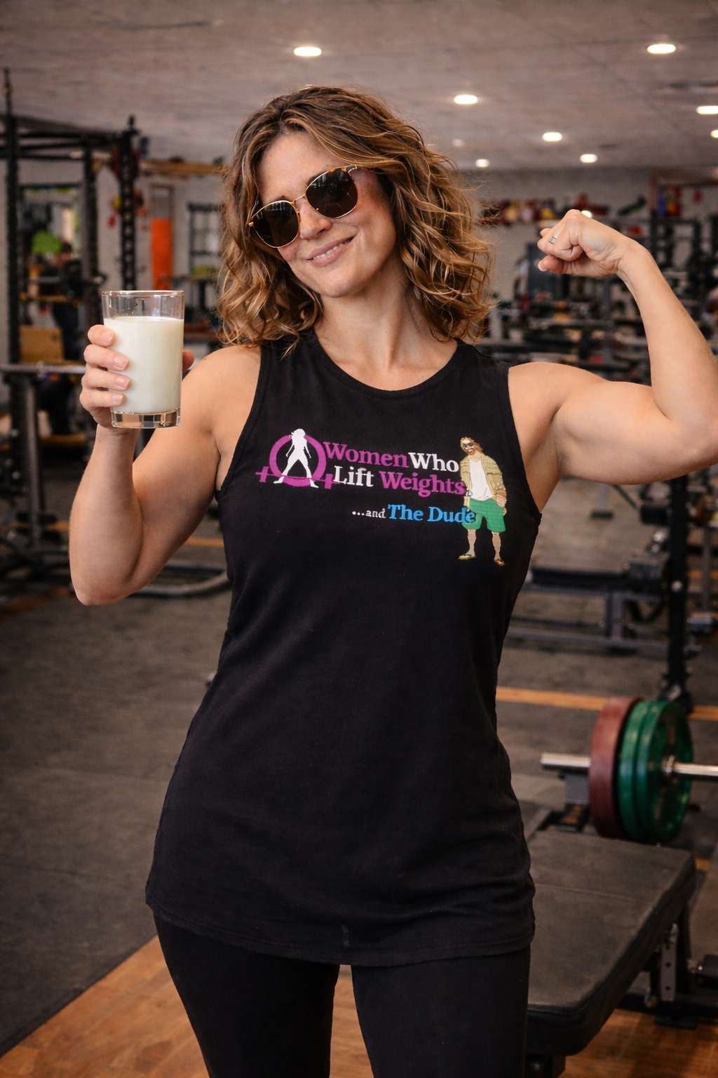 WWLW and The Dude - Flowy Scoop Fitness Tank Top 😎