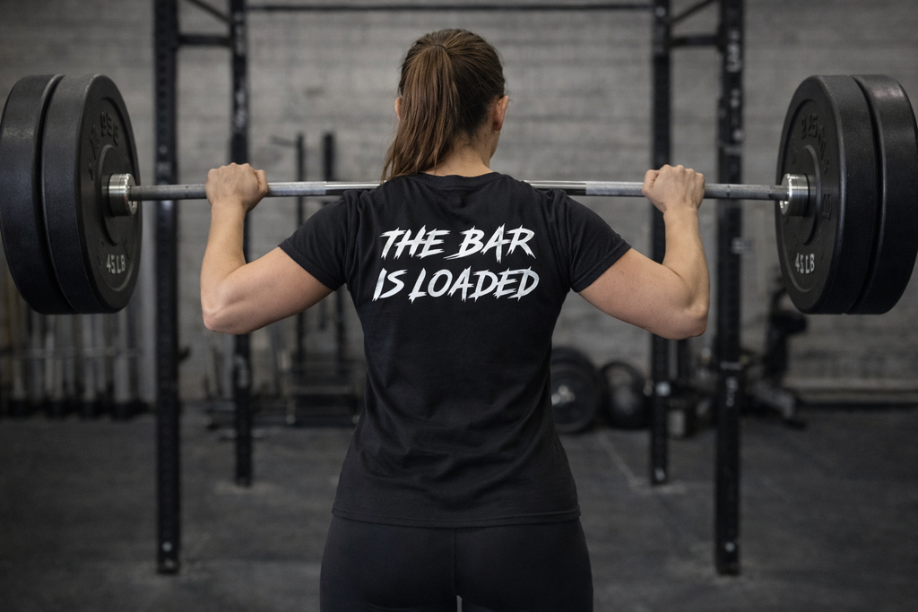 The Bar Is Loaded - Women's Softstyle Tee - White Logo