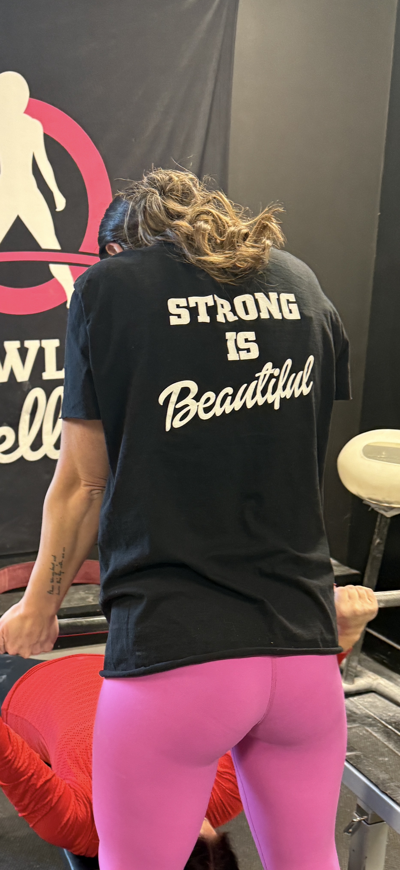 Strong Is Beautiful  - Unisex Softstyle T-Shirt - White Print on on back.
