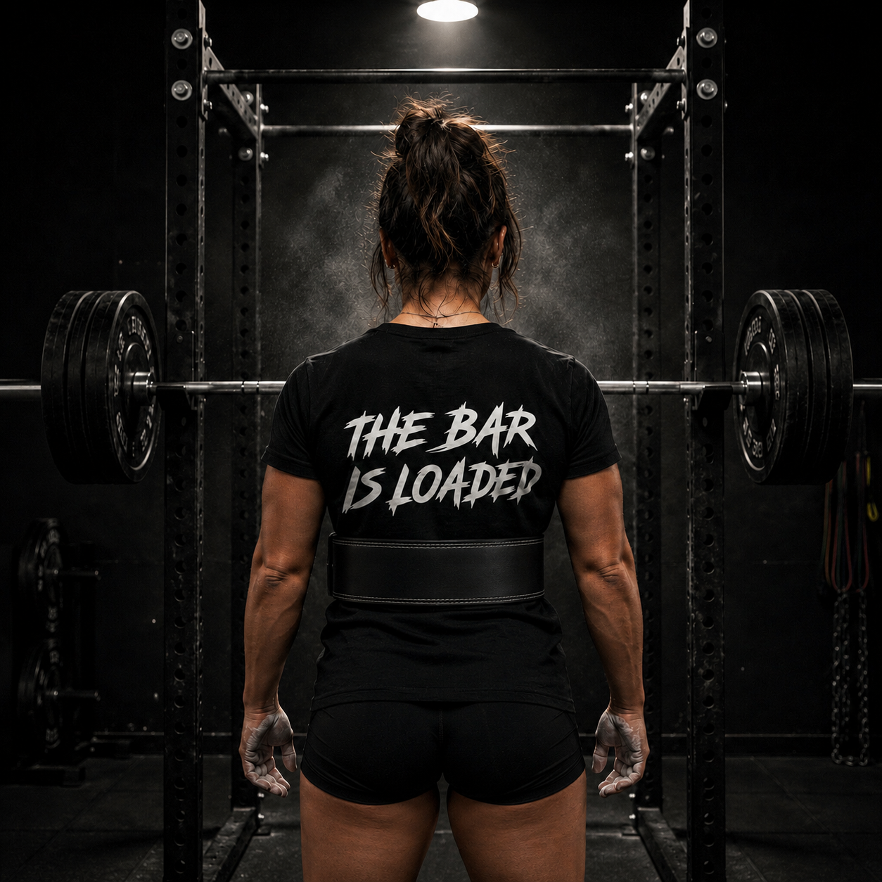 The Bar Is Loaded -  Unisex Softstyle T-Shirt - White Logo