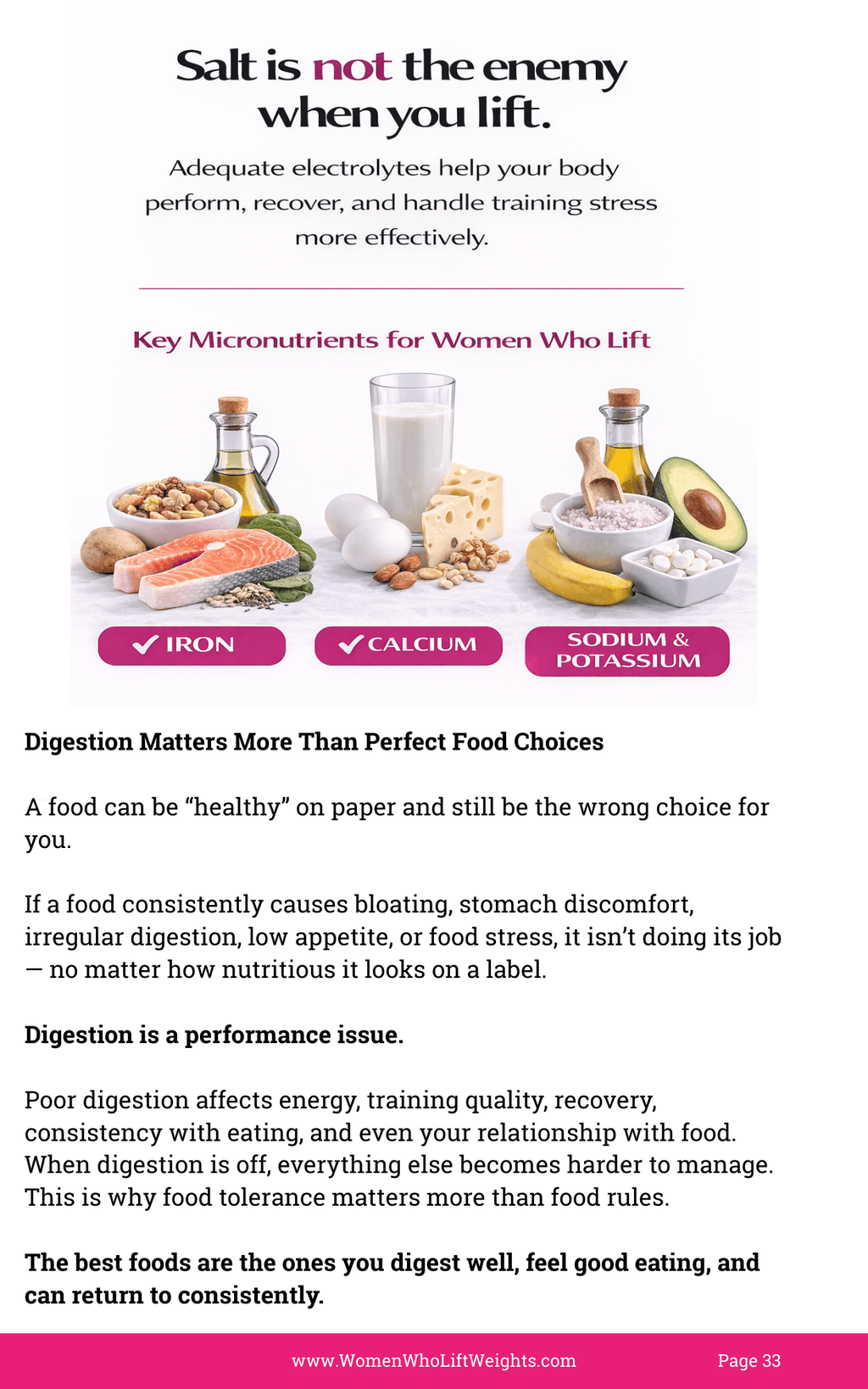 WWLW Nutrition Guide (Digital PDF) — A No-Nonsense Nutrition Guide for Women Who Lift Weights
