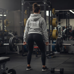 45 + 45 = 135  - Unisex Heavy Blend Hooded Sweatshirt  - White Logo Front & Back