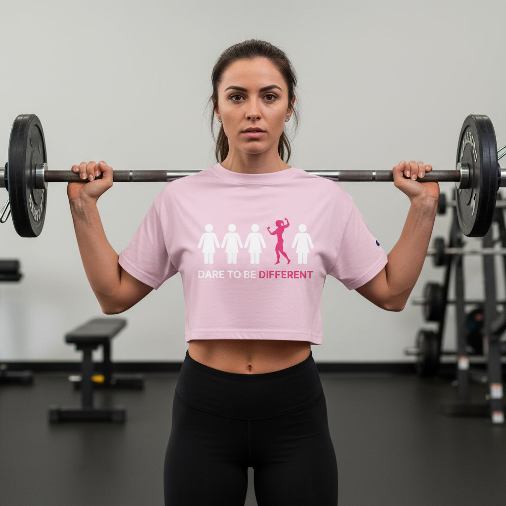 Dare To Be Different - Flex - Champion Women's Heritage Cropped T-Shirt