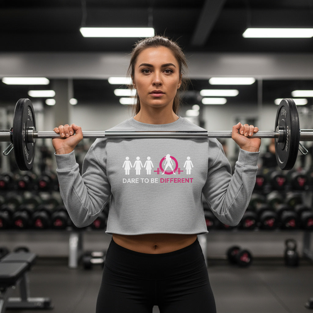 Dare To Be Different - Deadlift. - Champion Women's Heritage Cropped T-Shirt