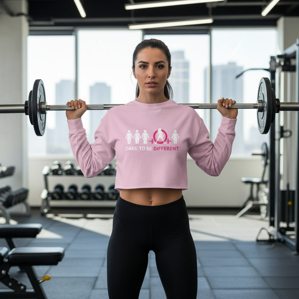Dare To Be Different - Deadlift. - Champion Women's Heritage Cropped T-Shirt