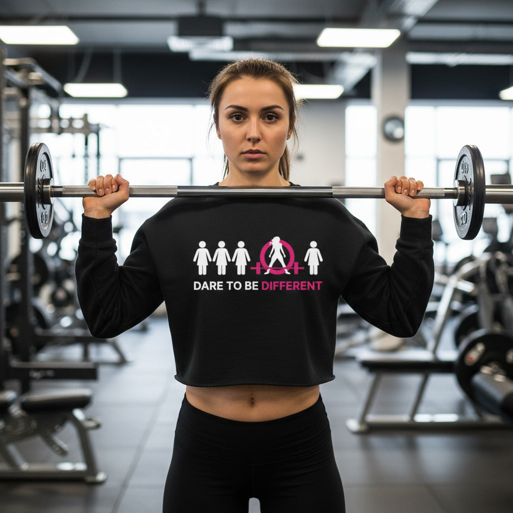 Dare To Be Different - Deadlift. - Champion Women's Heritage Cropped T-Shirt