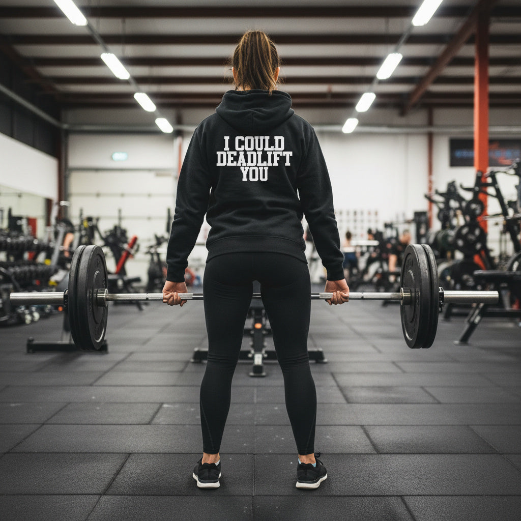 I Could Deadlift You -  Unisex Heavy Blend™ Full Zip Hooded Sweatshirt