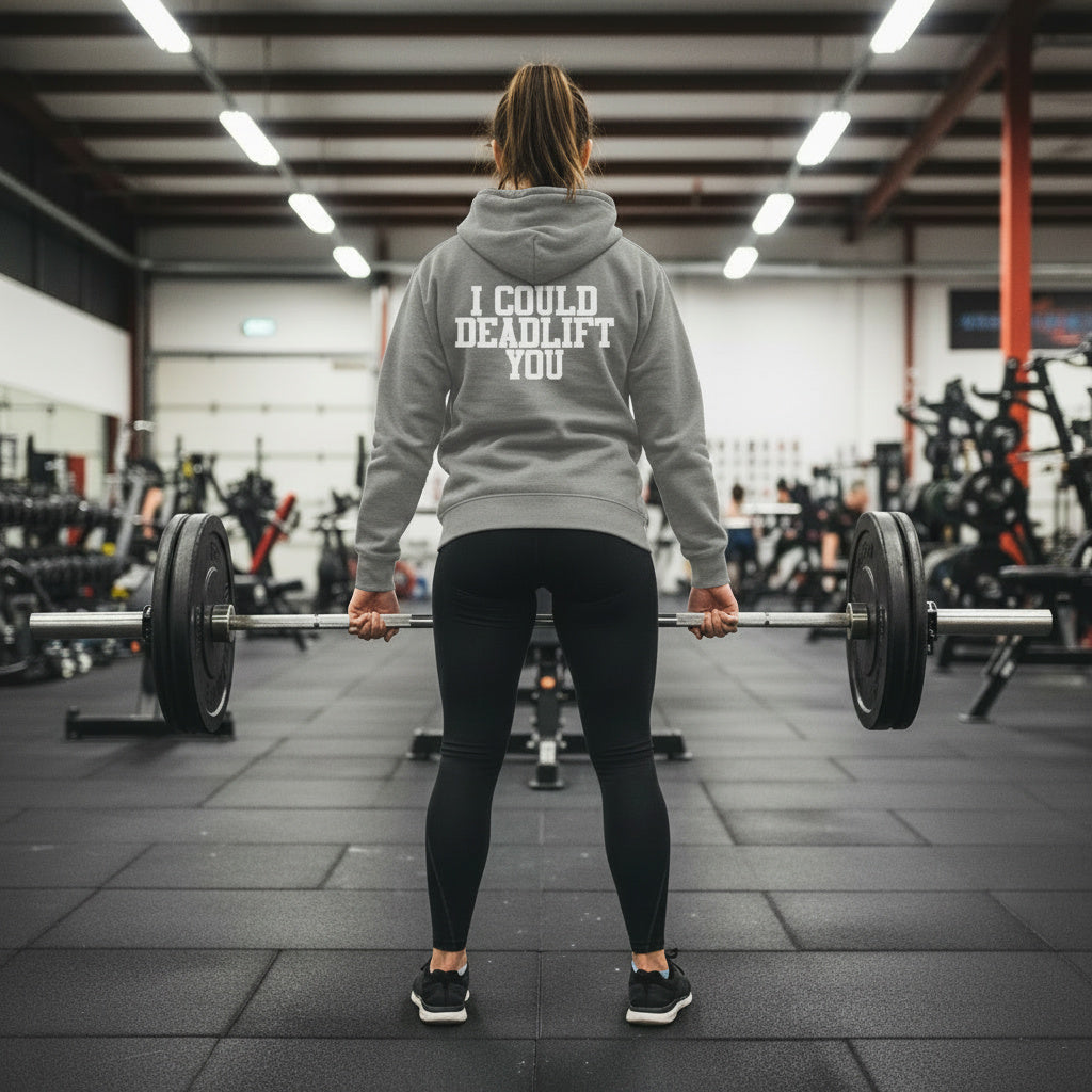 I Could Deadlift You -  Unisex Heavy Blend™ Full Zip Hooded Sweatshirt
