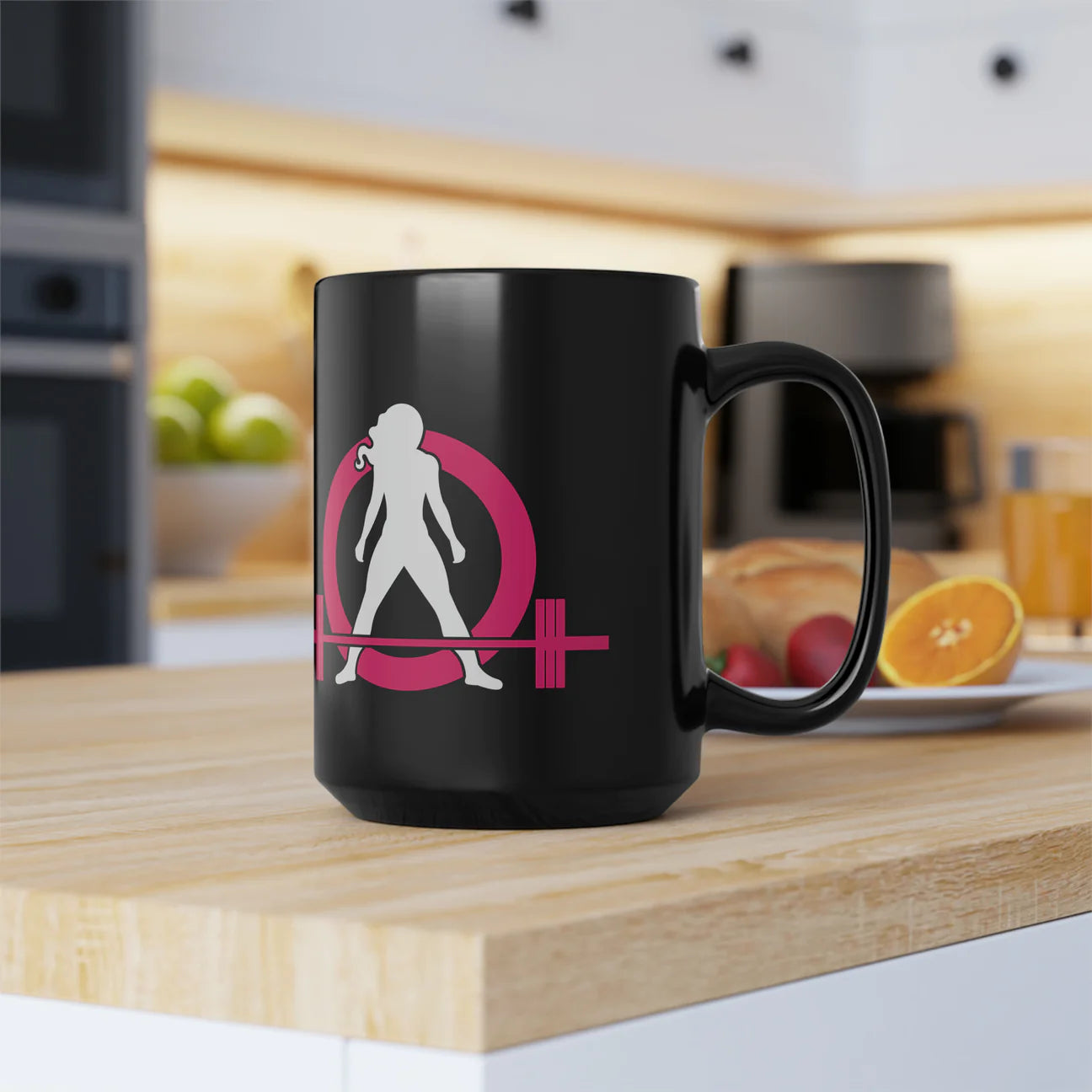 Black Mug, 15oz - Classic Logo