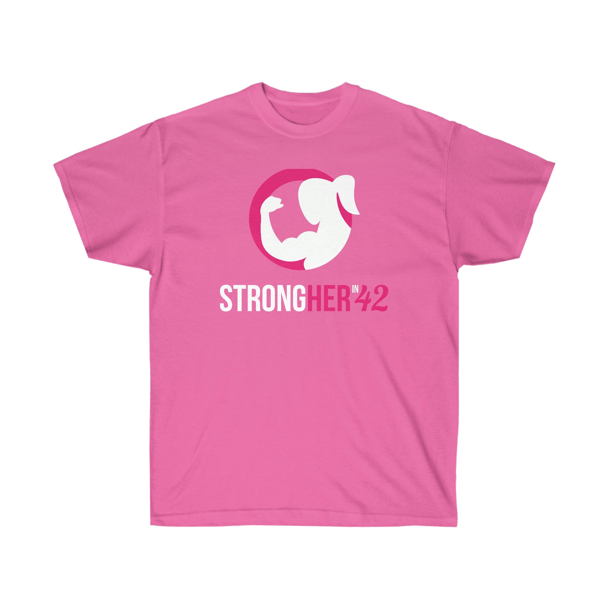 Strong Her in 42 - Classic Color Logo - Unisex Ultra Cotton Tee