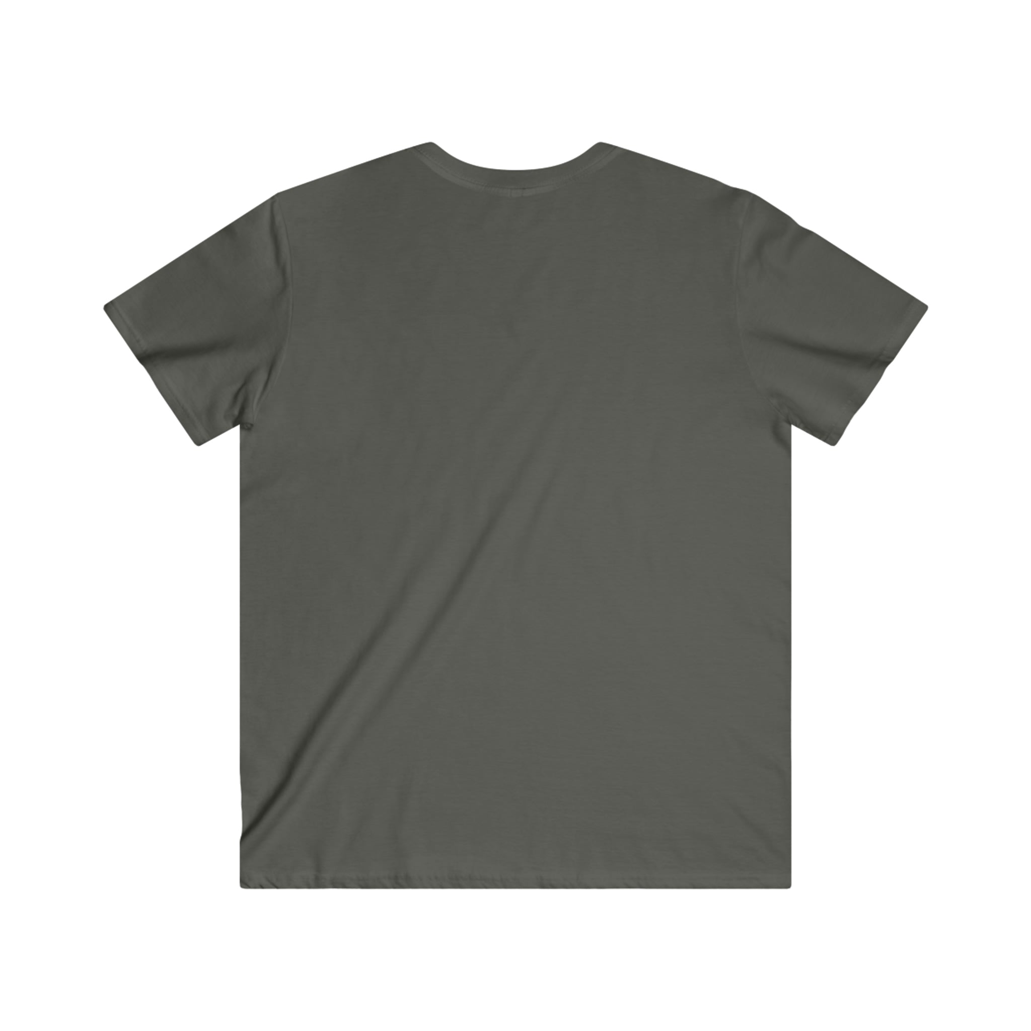 Classic Black Logo - Men's Fitted V-Neck Short Sleeve Tee