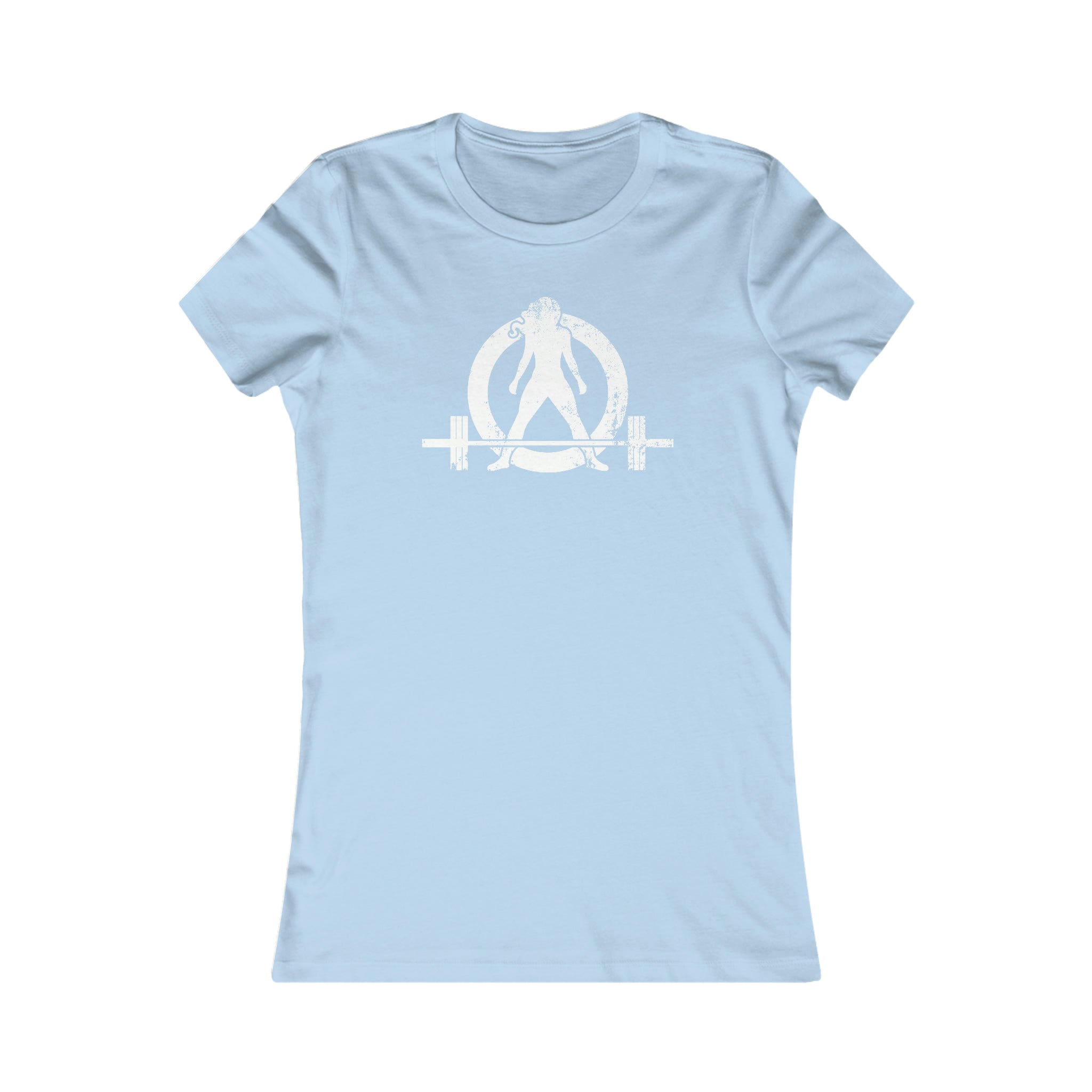 Kick Your Ass - Women's Favorite Tee - White Distressed Logo