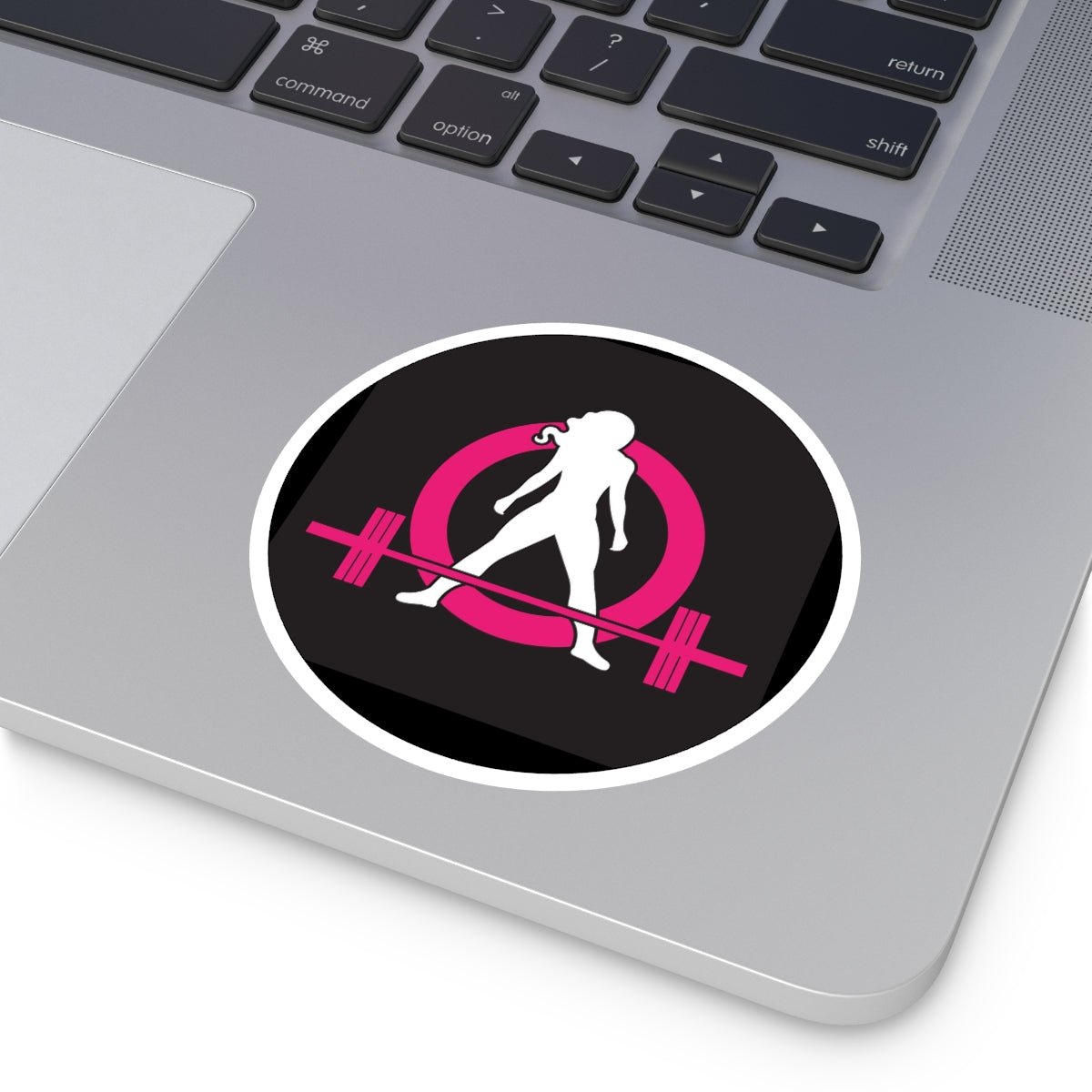 Round Stickers, Indoor\Outdoor - Classic Black Logo