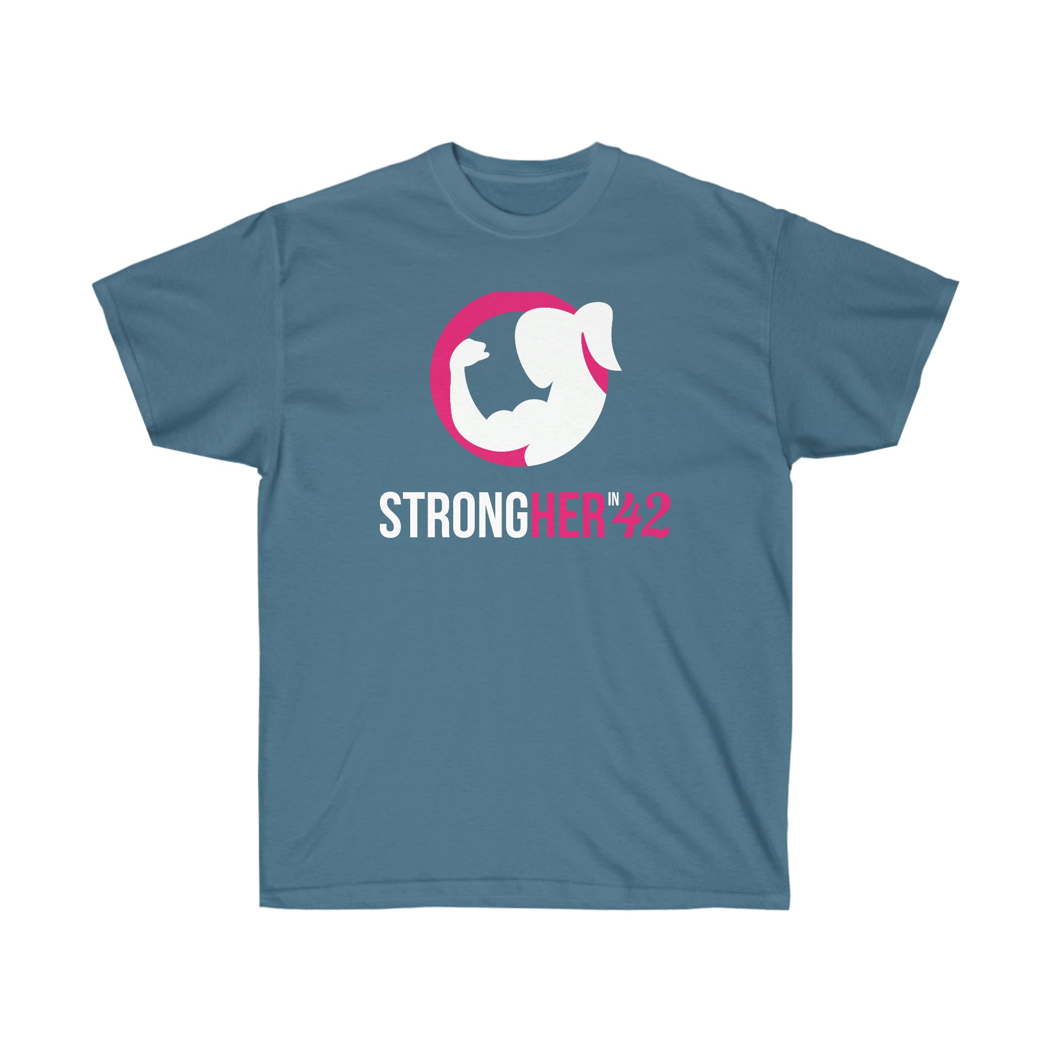 Strong Her in 42 - Classic Color Logo - Unisex Ultra Cotton Tee