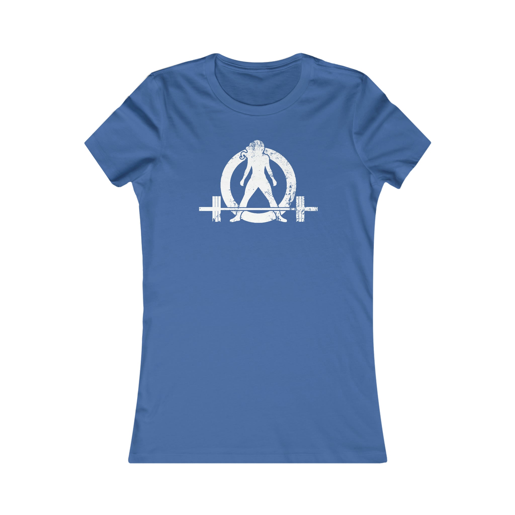 Kick Your Ass - Women's Favorite Tee - White Distressed Logo