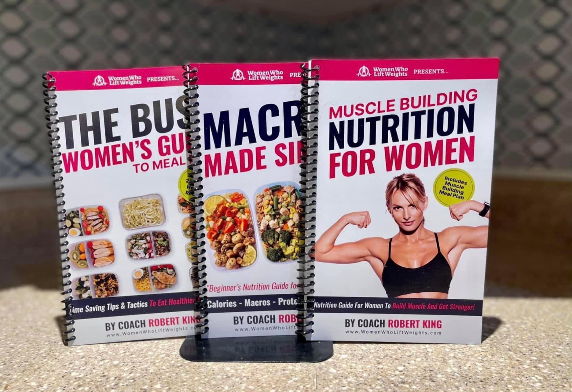 Strength Training Guide + Nutrition Guides (Print & Ebook combo) SIGNED by Coach Rob