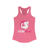 Strong Her - Classic Color Logo - Ideal Racerback Tank