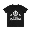 Classic Black Logo - Men's Fitted V-Neck Short Sleeve Tee