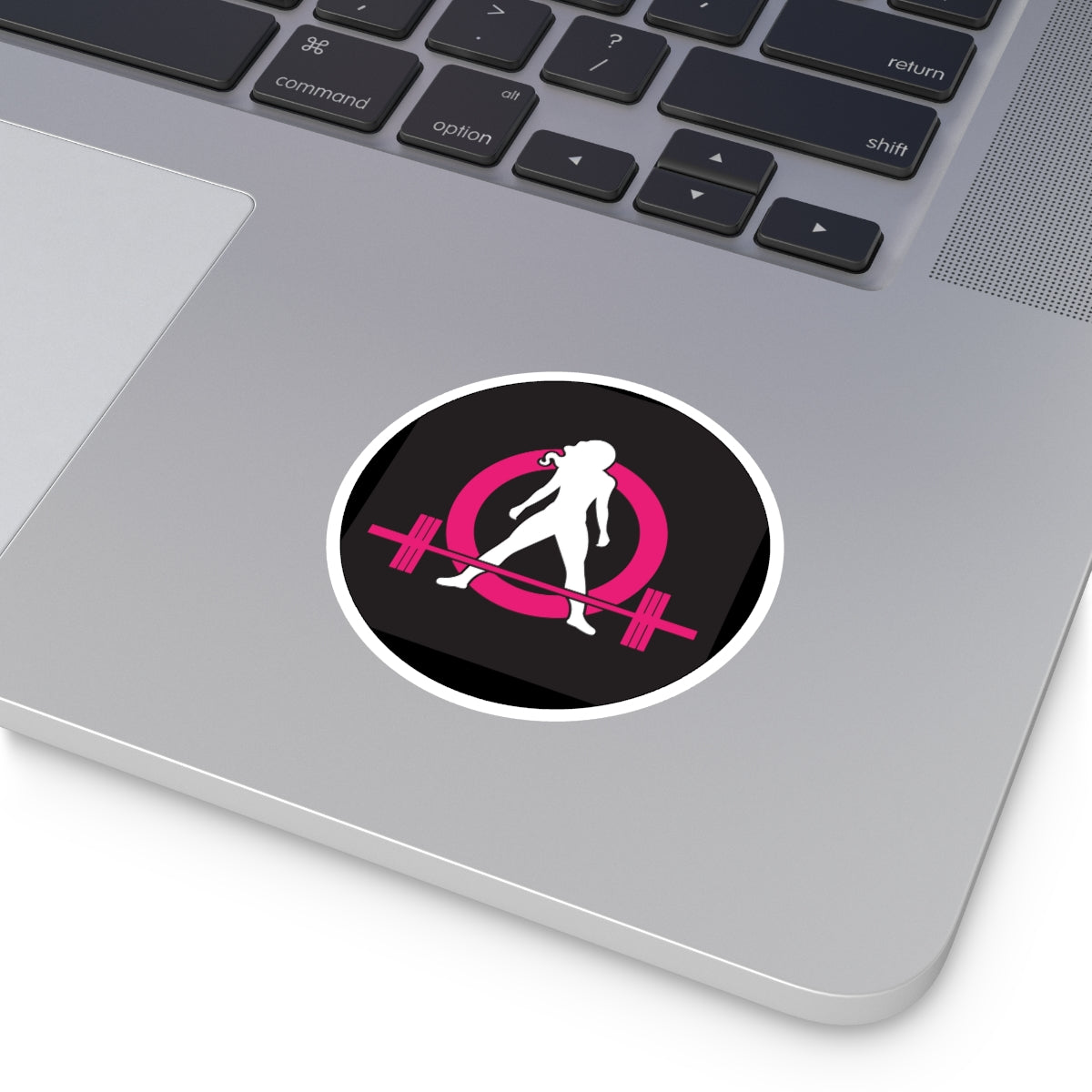 Round Stickers, Indoor\Outdoor - Classic Black Logo