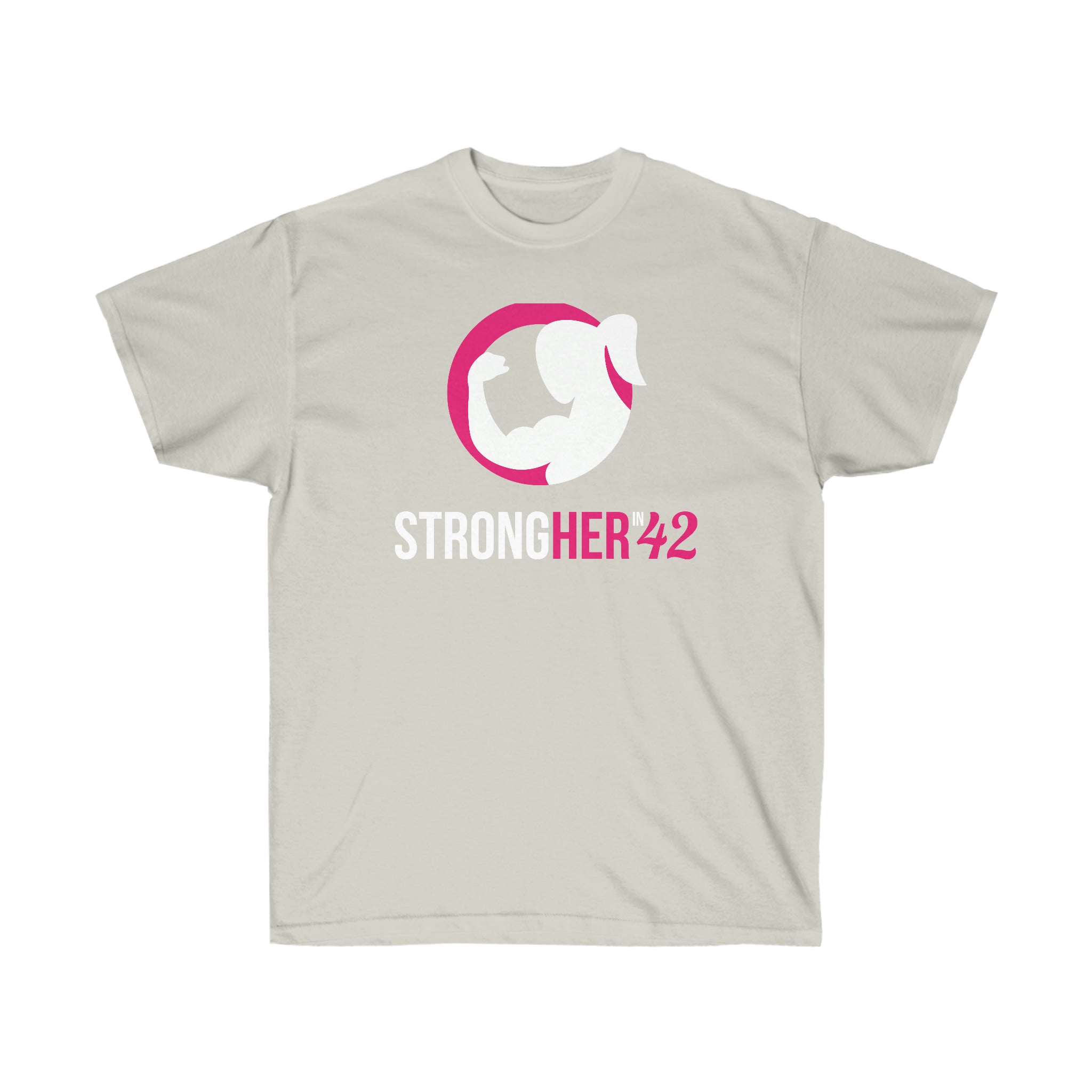 Strong Her in 42 - Classic Color Logo - Unisex Ultra Cotton Tee