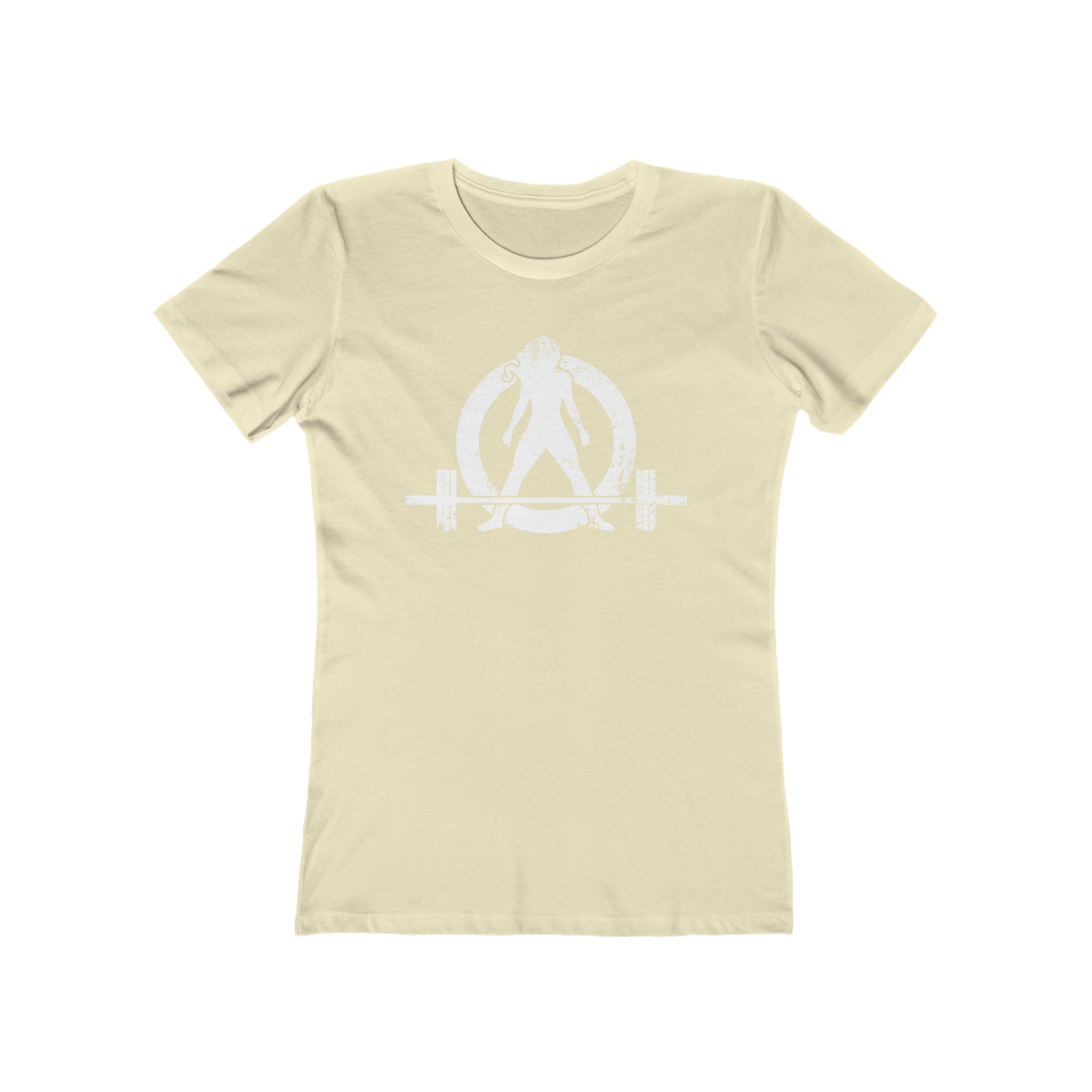 Women's The Boyfriend Tee - Distressed White Logo