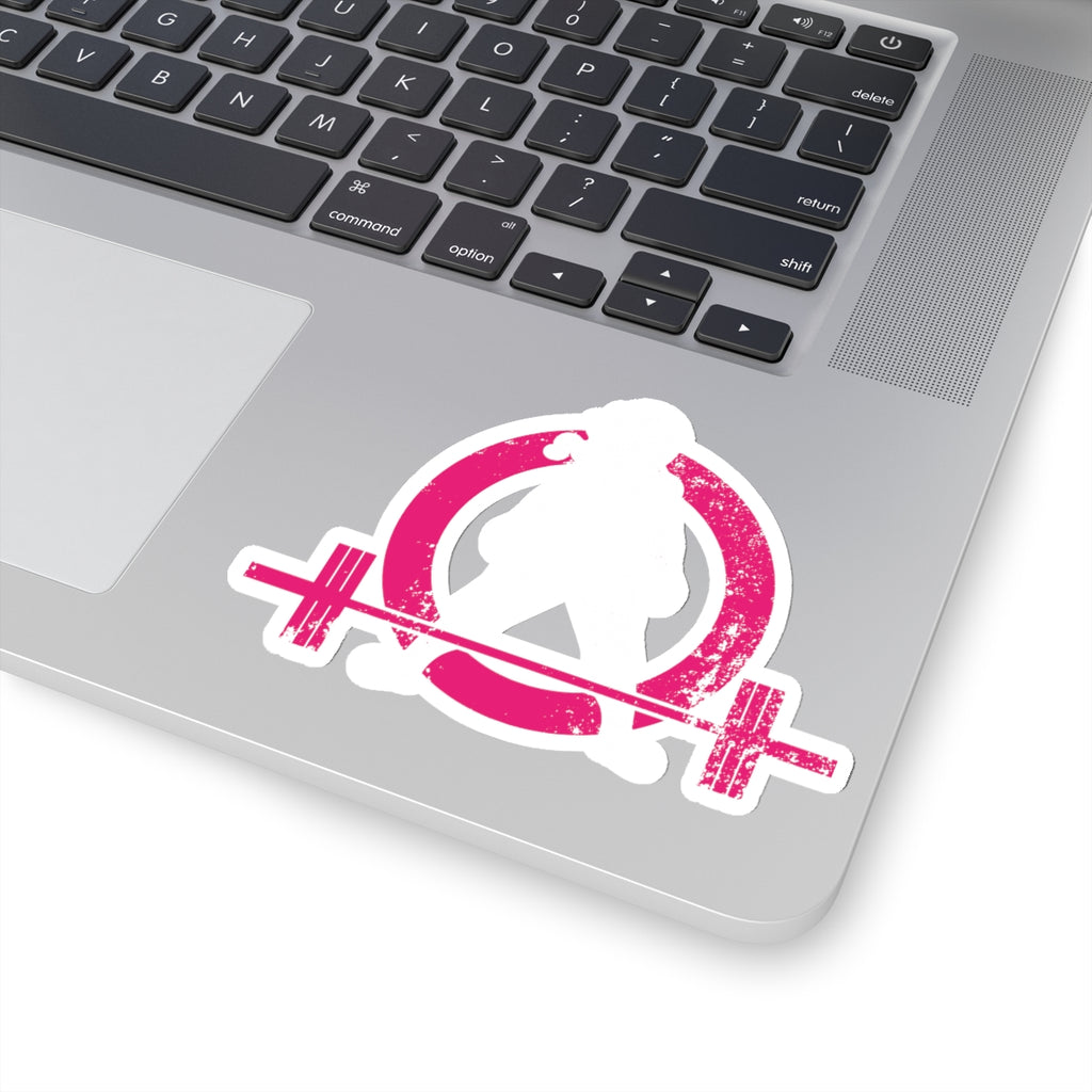 Kiss-Cut Stickers - Distressed White Logo