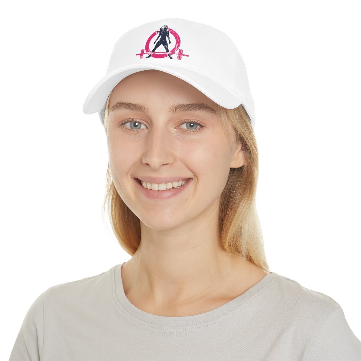 Low Profile Baseball Cap - Distressed Color Logo