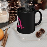 11oz Black Mug - Classic Logo
