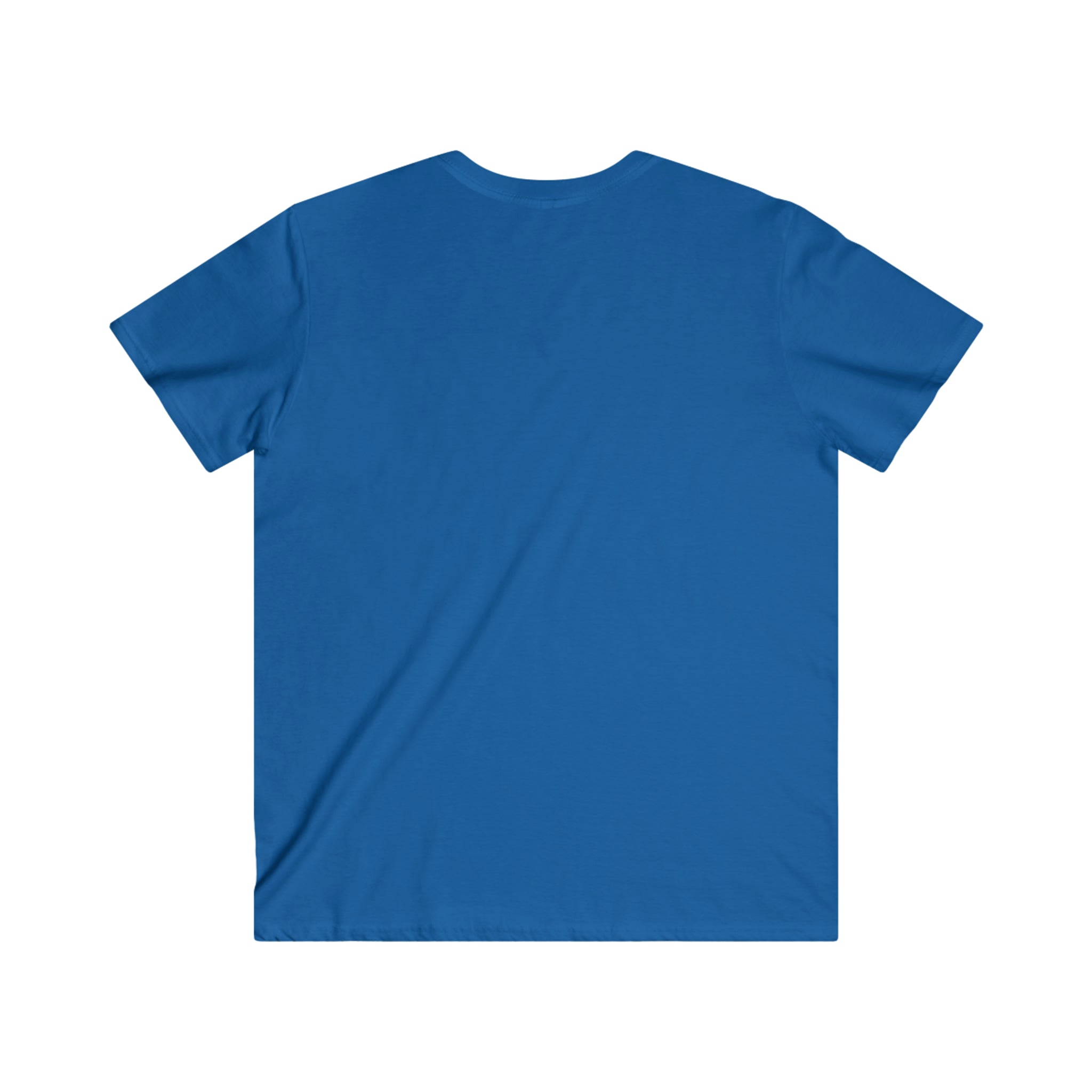 Classic Black Logo - Men's Fitted V-Neck Short Sleeve Tee