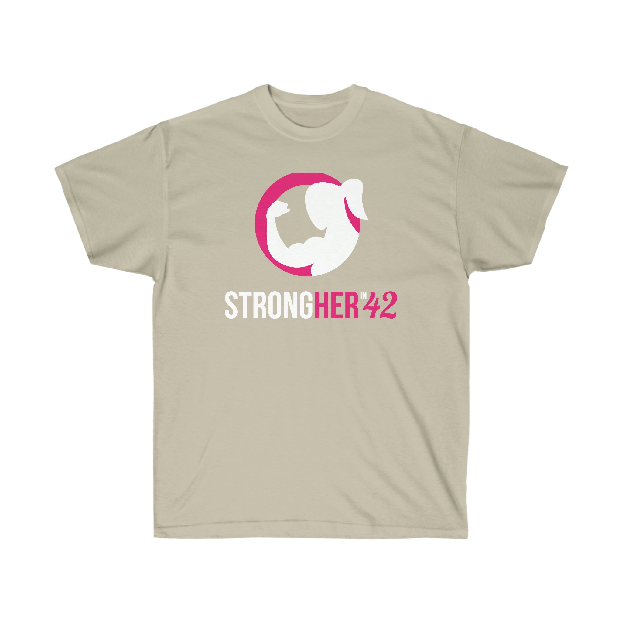 Strong Her in 42 - Classic Color Logo - Unisex Ultra Cotton Tee