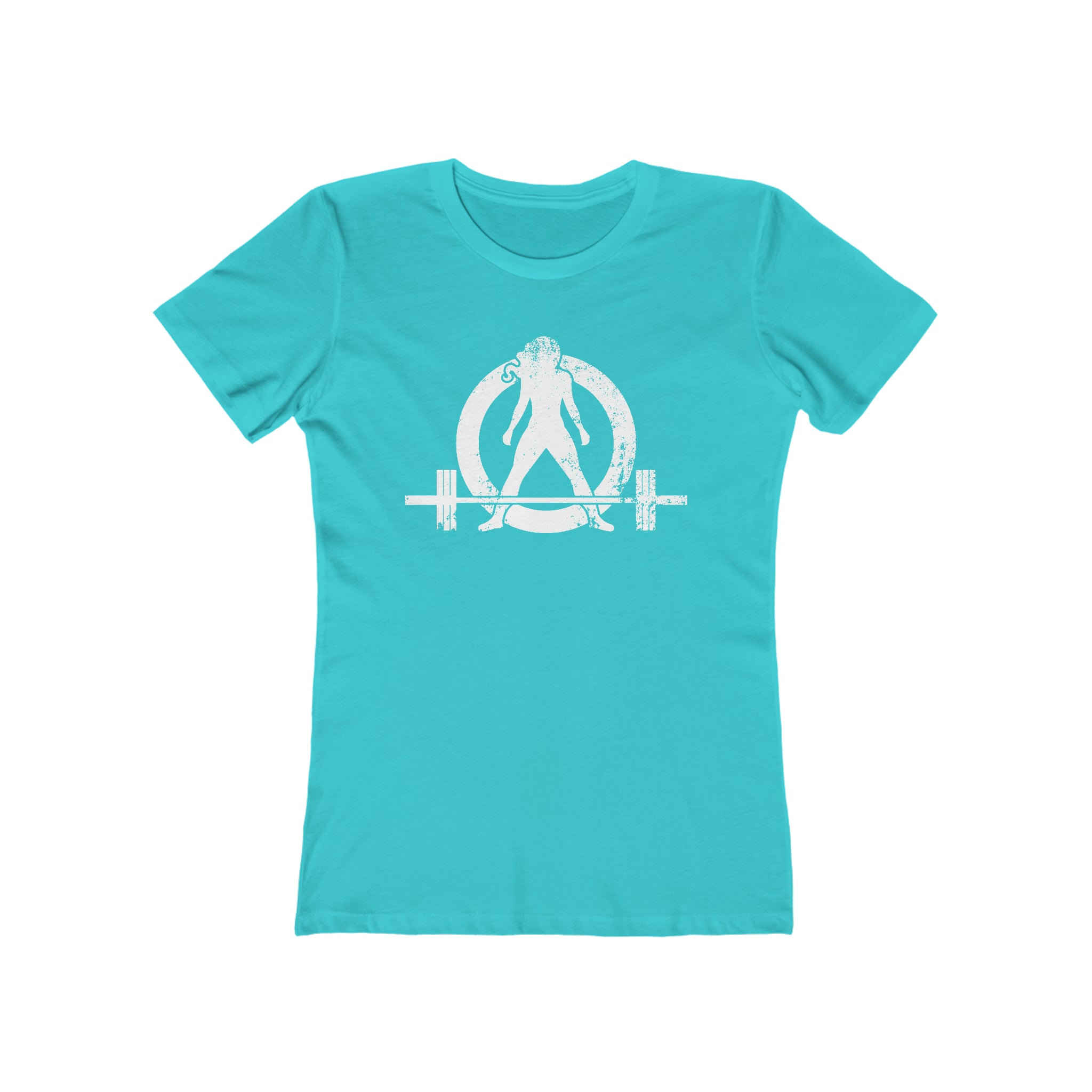 Women's The Boyfriend Tee - Distressed White Logo