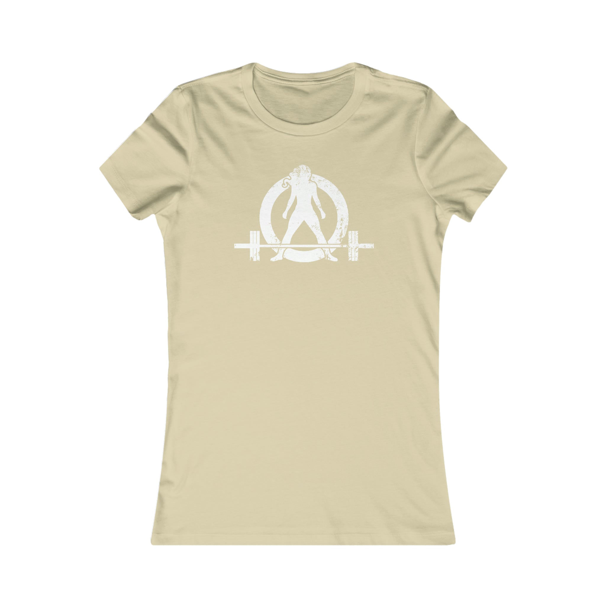 Kick Your Ass - Women's Favorite Tee - White Distressed Logo