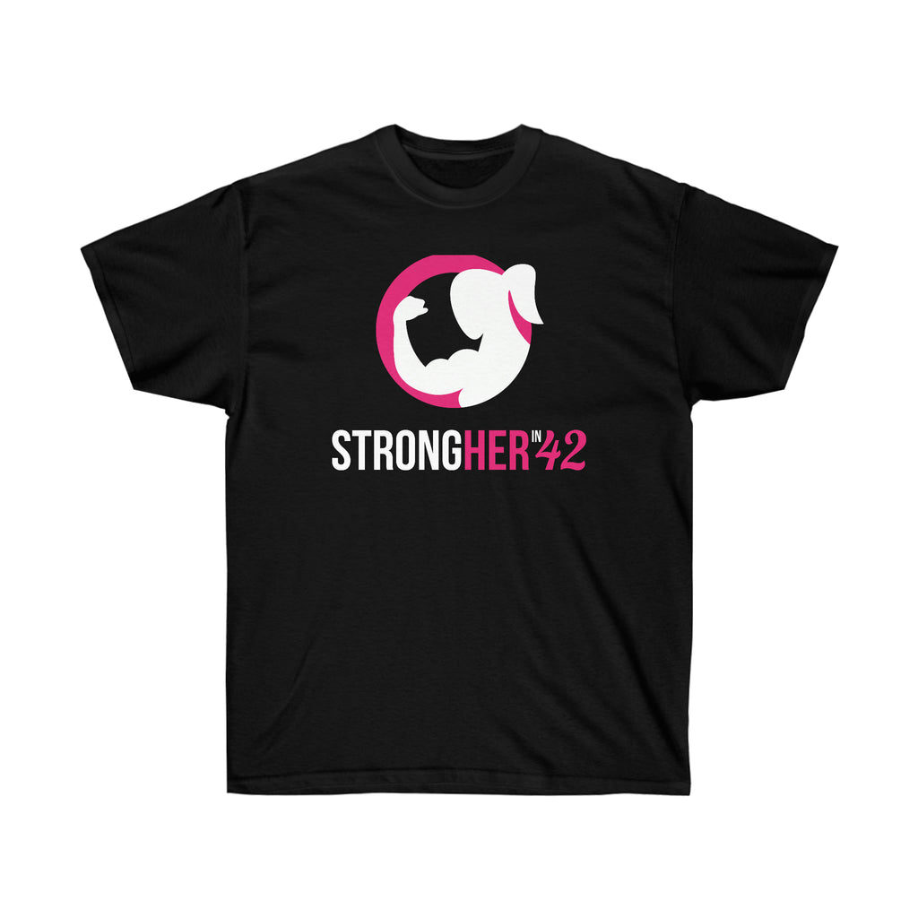 Strong Her in 42 - Classic Color Logo - Unisex Ultra Cotton Tee