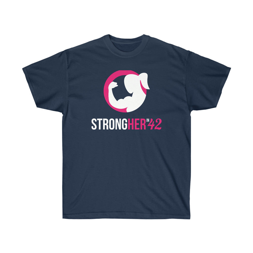 Strong Her in 42 - Classic Color Logo - Unisex Ultra Cotton Tee