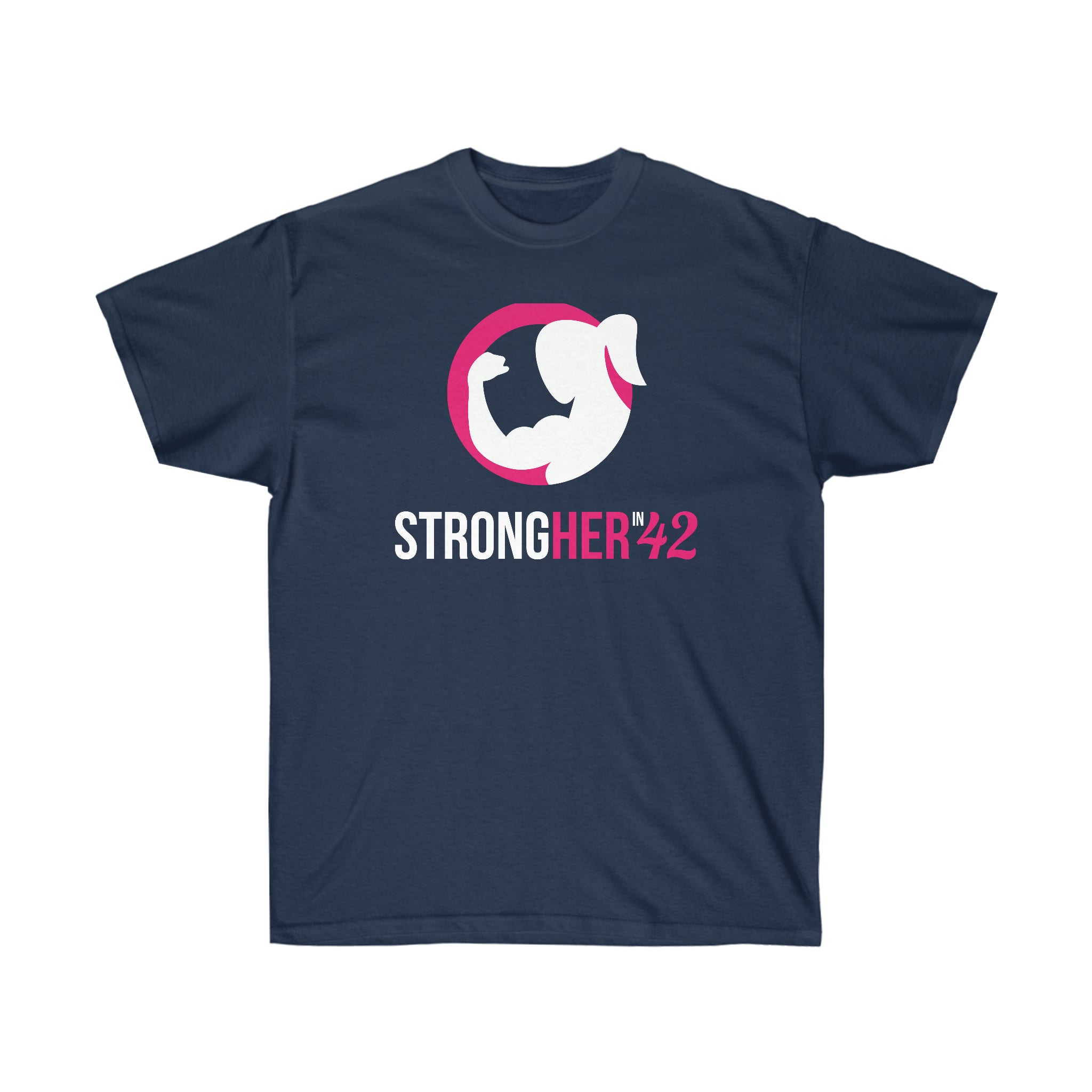 Strong Her in 42 - Classic Color Logo - Unisex Ultra Cotton Tee