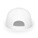 Low Profile Baseball Cap - Distressed Black Logo