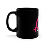 11oz Black Mug - Classic Logo