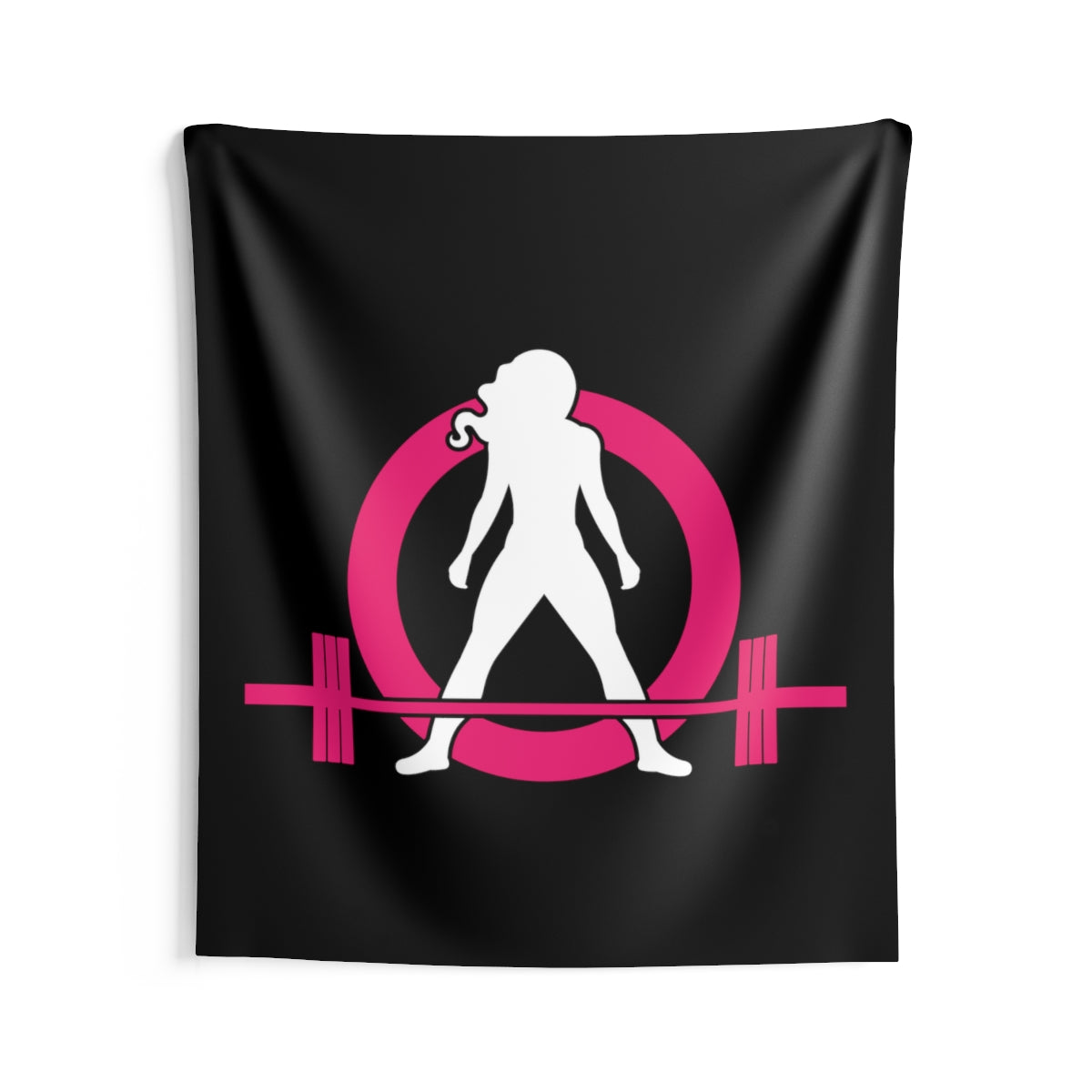 Indoor Wall Tapestries - Black with Classic Logo